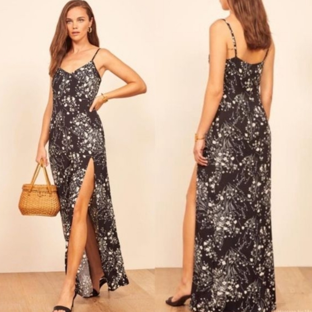Reformation Harlowe Floral Maxi Dress
